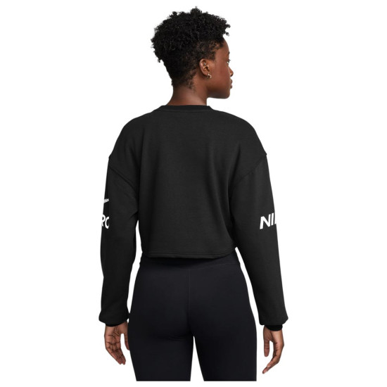 Nike Γυναικείο φούτερ Pro Dri-FIT Fleece Graphic Crewneck Sweatshirt